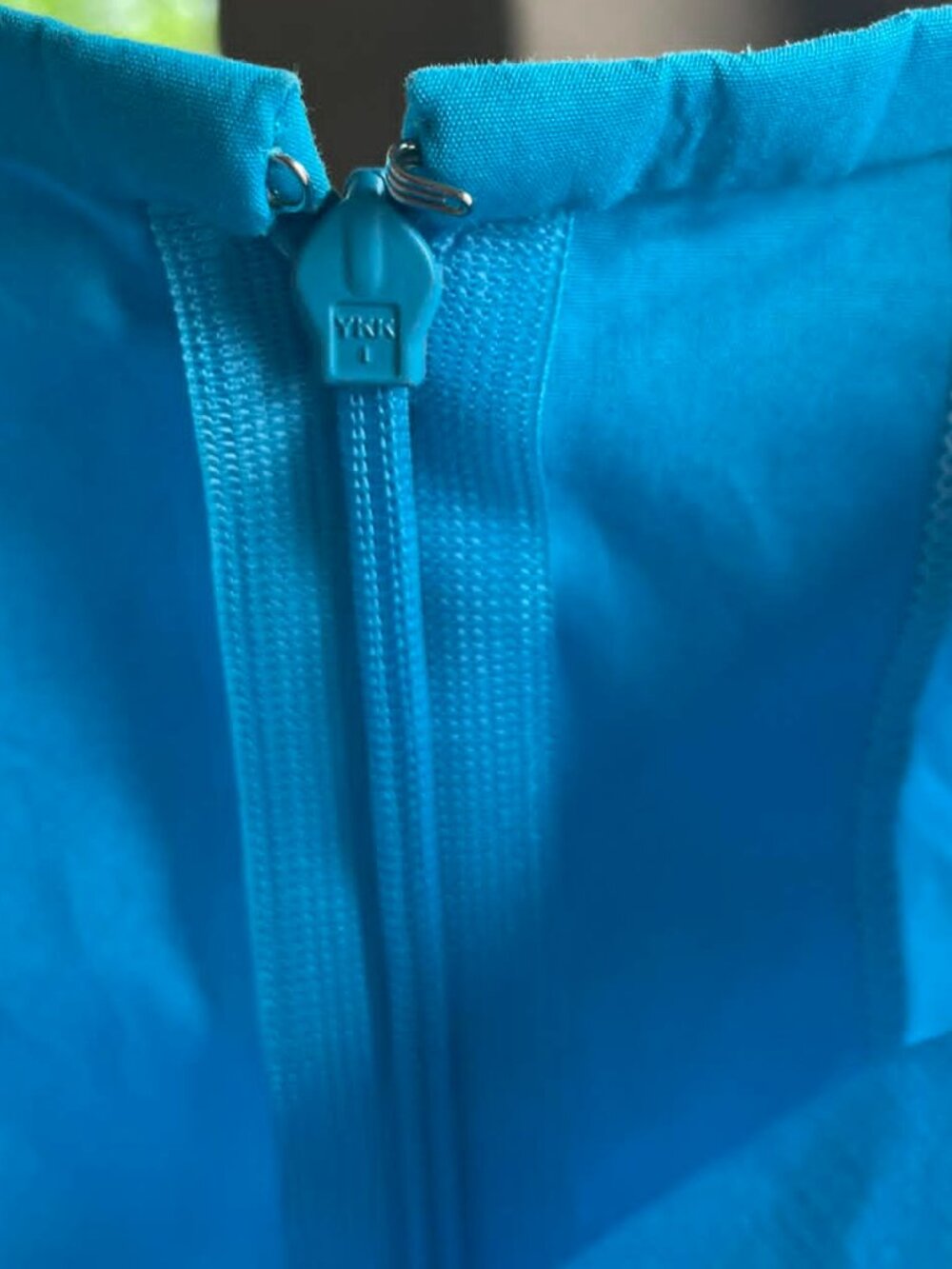 NWT CELINE Ombré Maxi Skirt Turquoise White Cotton FR 46 - Picture 5 of 9